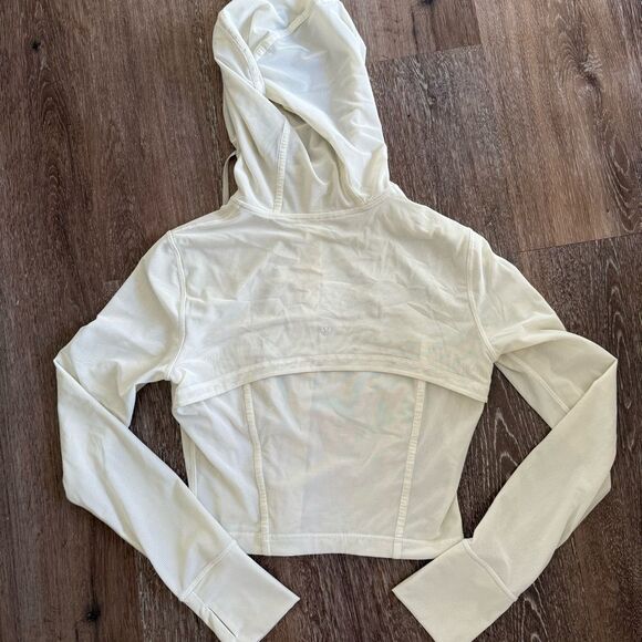 Lululemon White Jacket Sz 4 - Picture 2 of 4